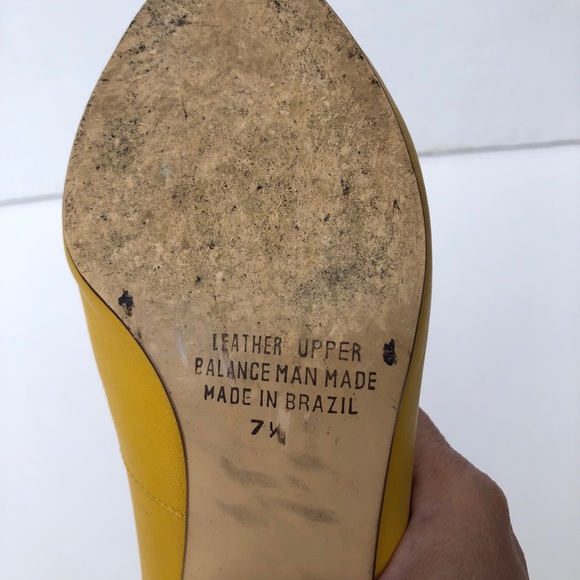 Vintage 80’s Flings geometric cutout kitten heels - Picture 5 of 7